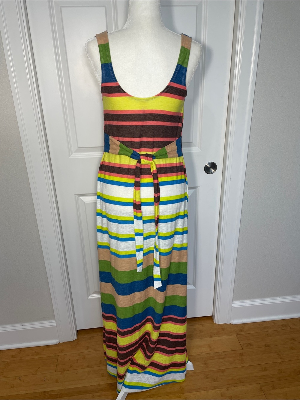 Anthropologie Plenty by Tracy Reese Spectrum Stripe Maxi Dress XS Sleeveless - Picture 6 of 13